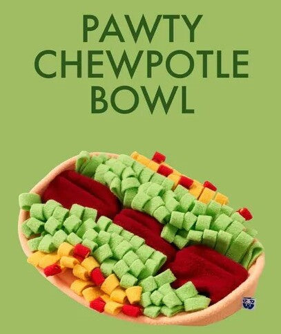 Chewpotle Bowl Birthday Dog Toy