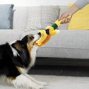 Shaking Fun Lion-Plush with Full Body Squeaker Inside Dog Toy