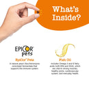 All in One Training Bites Peanut Butter Flavor Soft Chews For Dogs - Pouch