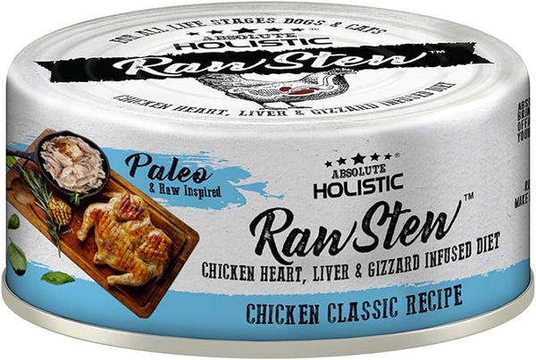 Absolute Holistic Raw Stew Canned Food For Pets - Chicken Classic (80g)