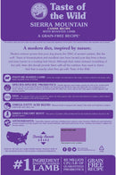 Sierra Mountain Grain-Free Dry Dog Food