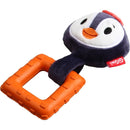 Suppa Puppa Penguin With TPR Ring Plush Dog Toy