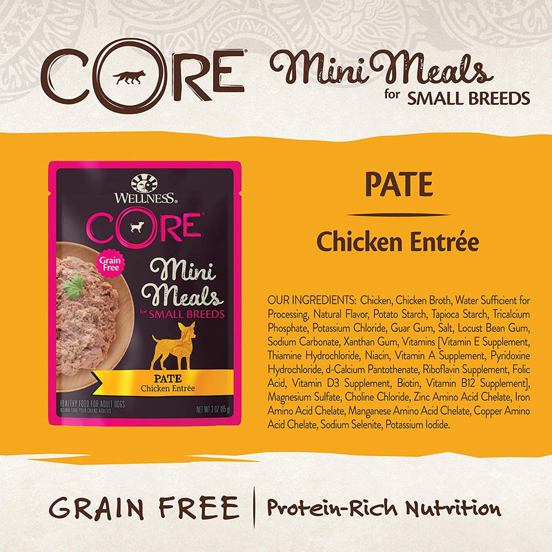 CORE Small Breed Mini Meals Pate Chicken Wet Dog Food
