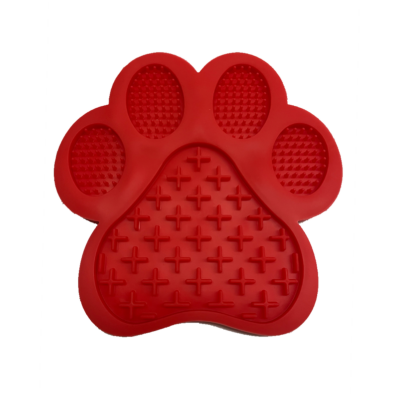 Paw Shape Licking Mat Slow Feeder For Pets