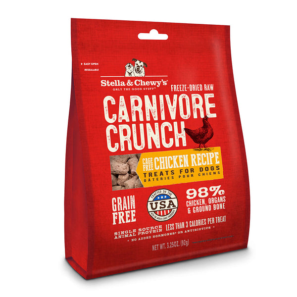 Carnivore Crunch Chicken Recipe Freeze Dried Raw Dog Treats