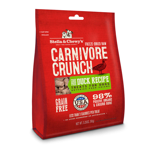 Carnivore Crunch Duck Recipe Freeze-Dried Raw Dog Treats