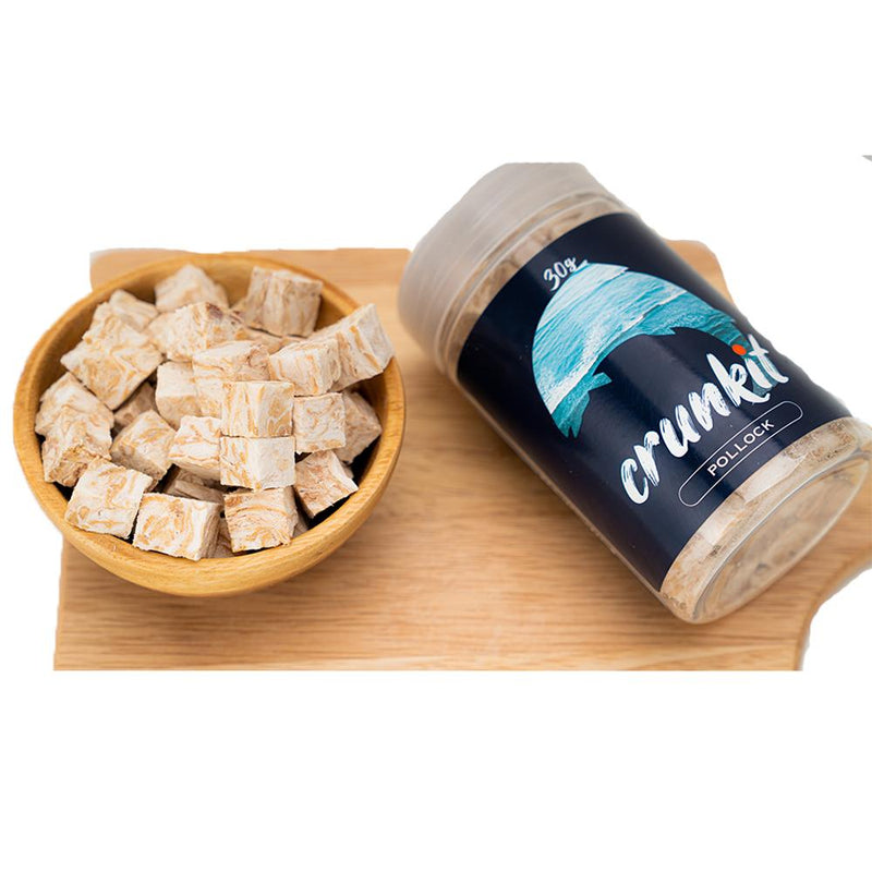 Crunkit Premium Freeze-Dried Pet Snacks - Pollock
