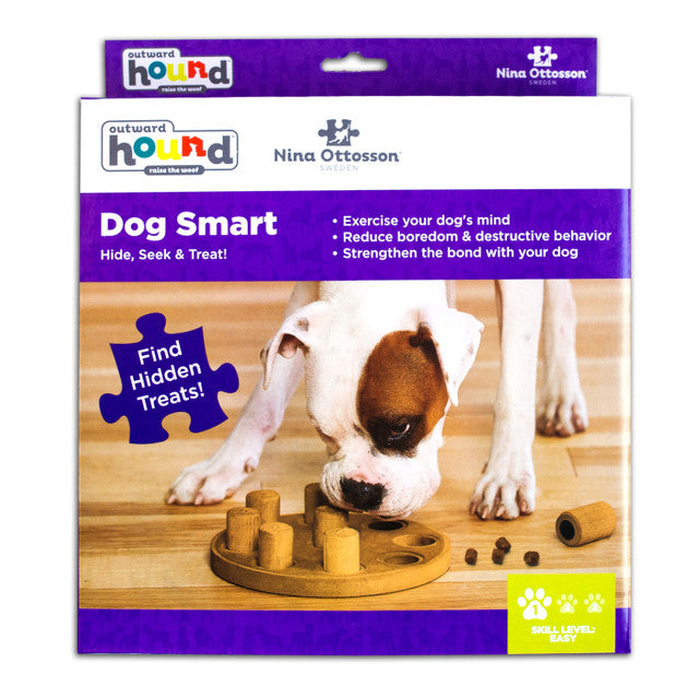 Outward Hound Nina Ottosson Dog Smart Orange Interactive Treat Puzzle Dog  Toy