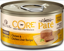 CORE Pate Indoor Chicken & Chicken Liver Recipe Grain-Free Canned Cat Food