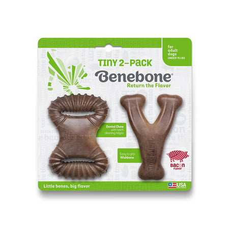 Tiny 2-Pack Bacon Flavour Dog Chew