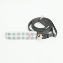 Gingham Hands-Free Dog Leash