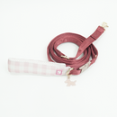 Gingham Hands-Free Dog Leash