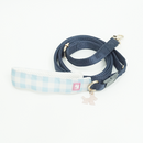 Gingham Hands-Free Dog Leash