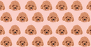 Red Toy Poodle Microfiber Pet Towel