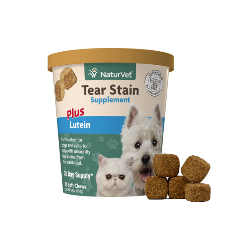Tear Stain Plus Lutein Supplement Soft Chews for Dogs and Cats
