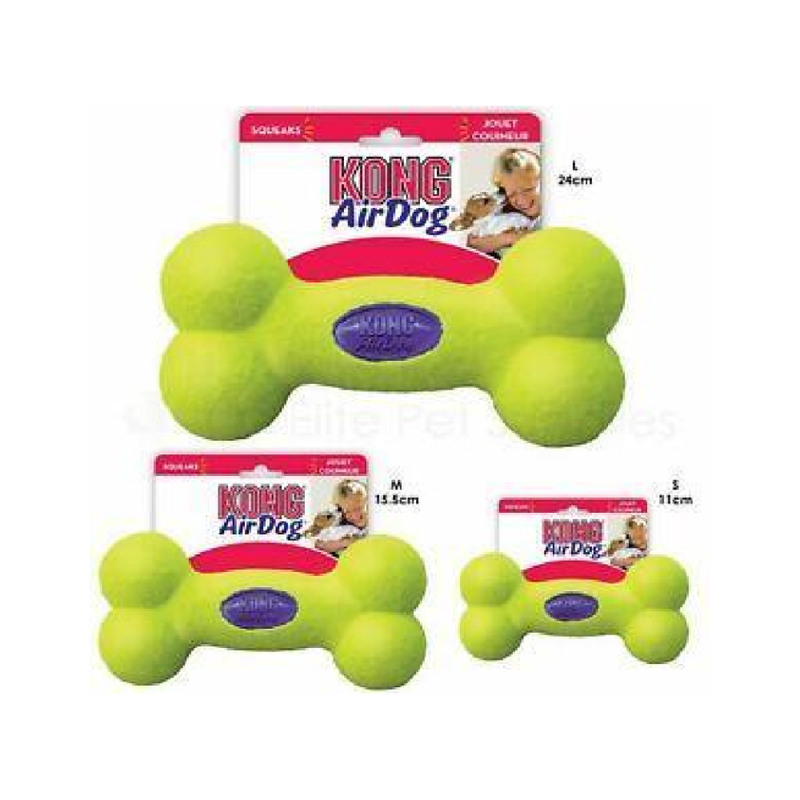 KONG AirDog Squeaker Bone Dog Toy - S