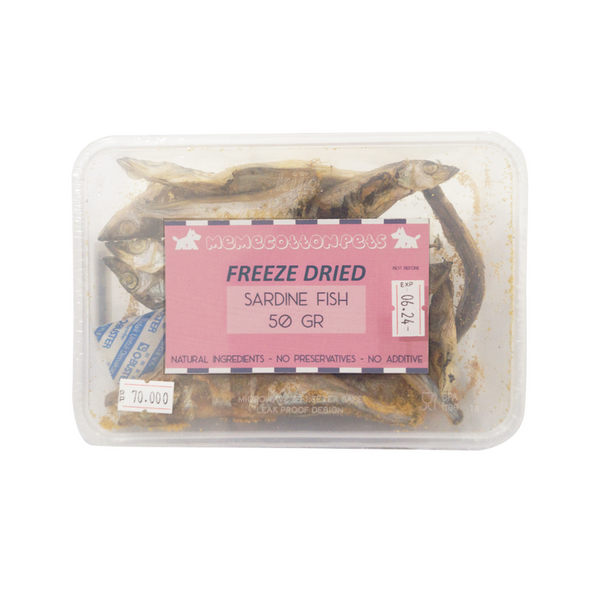 Freeze Dried Sardine Fish Dog Treats