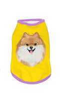 Choco Pomeranian Pet Tank Clothes