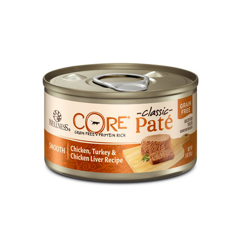CORE Pate Chicken, Turkey & Chicken Liver Recipe Grain-Free Canned Cat Food