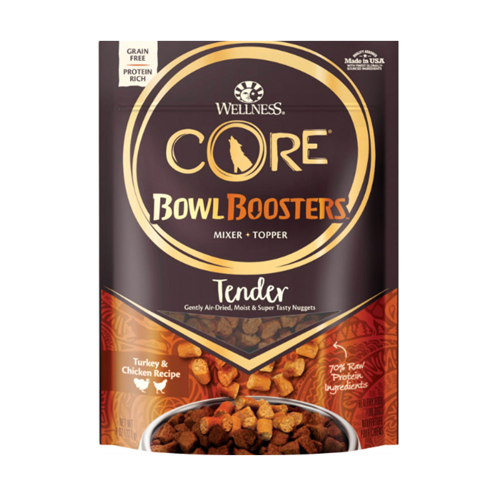 CORE Bowl Boosters Tender Turkey & Chicken Recipe Mixer or Topper Dog