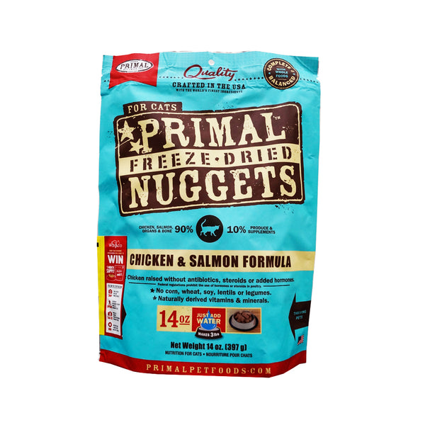 Freeze Dried Nugget Chicken & Salmon Formula Cat Food