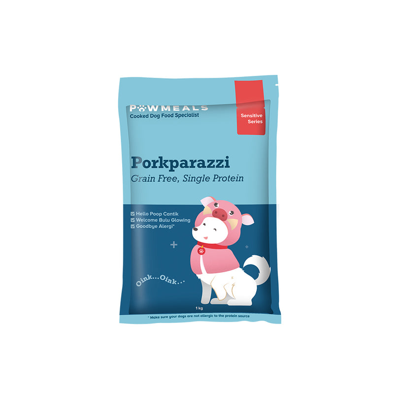 Grain Free Porkparazzi Cooked Dog Food