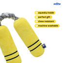 Nunchucks Rope Squeaker Plush Dog Toy