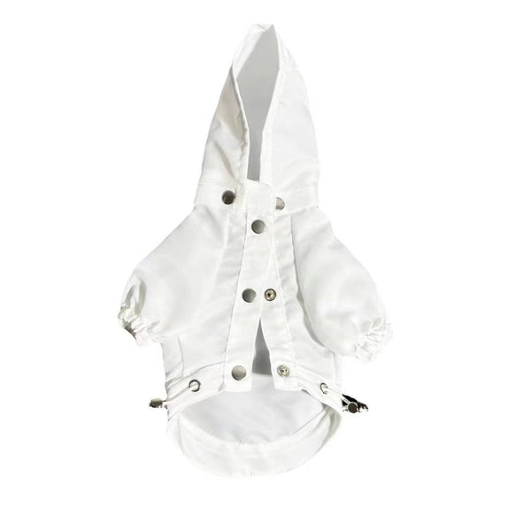 Prada White Raincoat