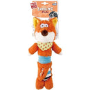 Shaking Fun Fox-Plush with Full Body Squeaker Inside Dog Toy