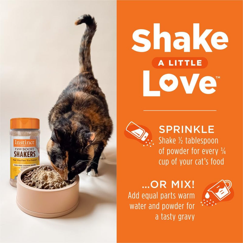 Raw Boost Shakers Chicken Recipe Meal Enhancement For Cats- 5,5 oz