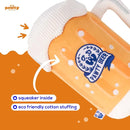 Beer Mug Print Squeaker Dog Toy