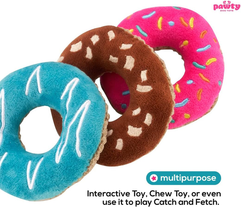 Donut Box Birthday Interactive Dog Toy