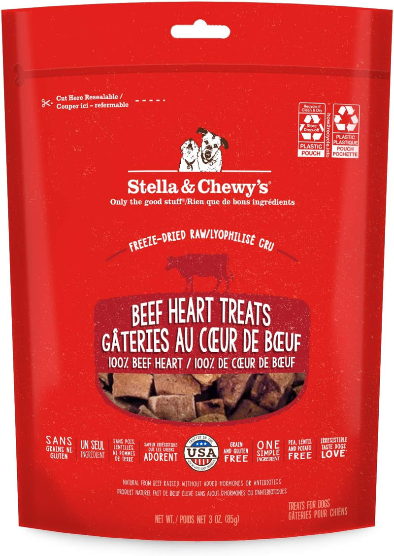 Beef Heart Treats Freeze Dried Raw Dog Treats