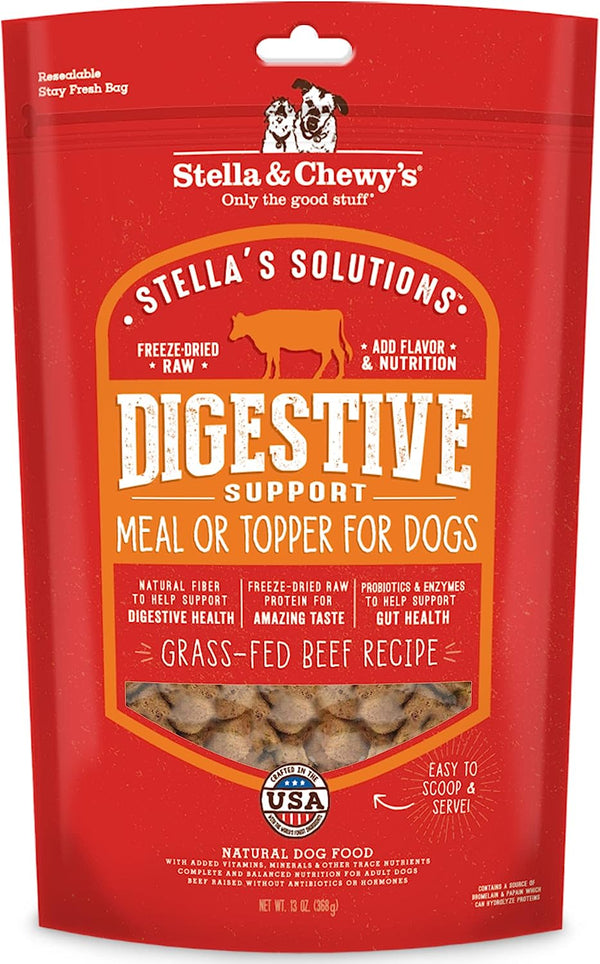 Stella & Chewy's Digestive Support Beef Dinner Morsels Meal Topper for Dogs