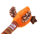 Crunchy Duck Neck Plush Friendz With Bone & Squeaker Dog Toy