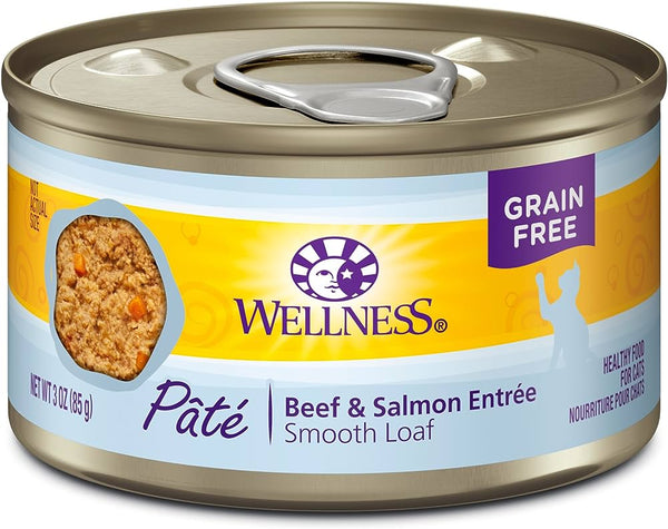 Grain Free Pate Beef & Salmon Entree Cat Food