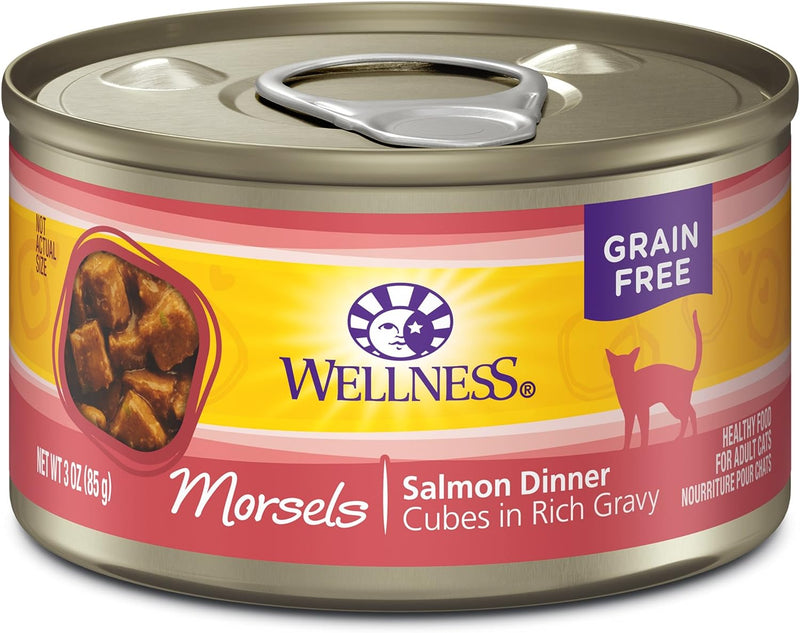 Morsels Grain Free Salmon Dinner Cubes in Rich Gravy Cat Food