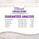 Sliced Chicken Entree Cuts in Rich Gravy Grain Free Cat Food