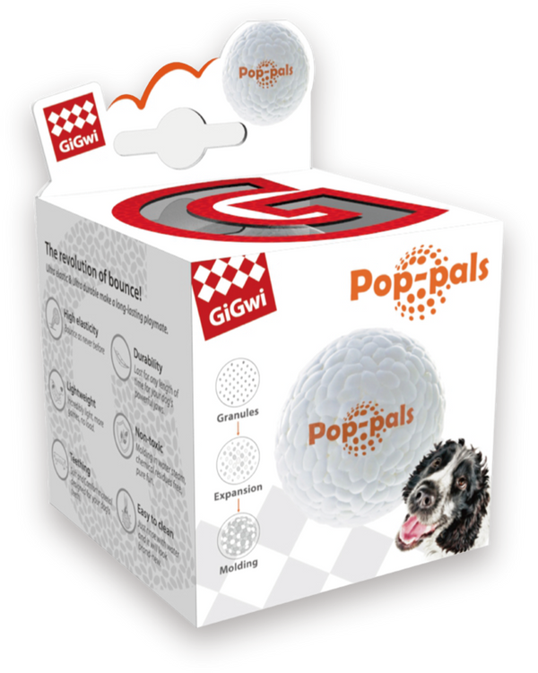 Pop-Pals High Bounce Ball Dog Toy