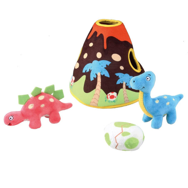 Volcano Park Hide Seek Dinosaurus Dog Toys