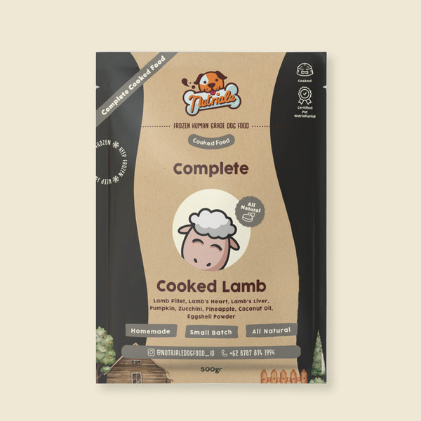 Nutriale Complete And Balance Lamb Cooked Dog Food