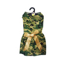 Army Green Cotton Dress for pets
