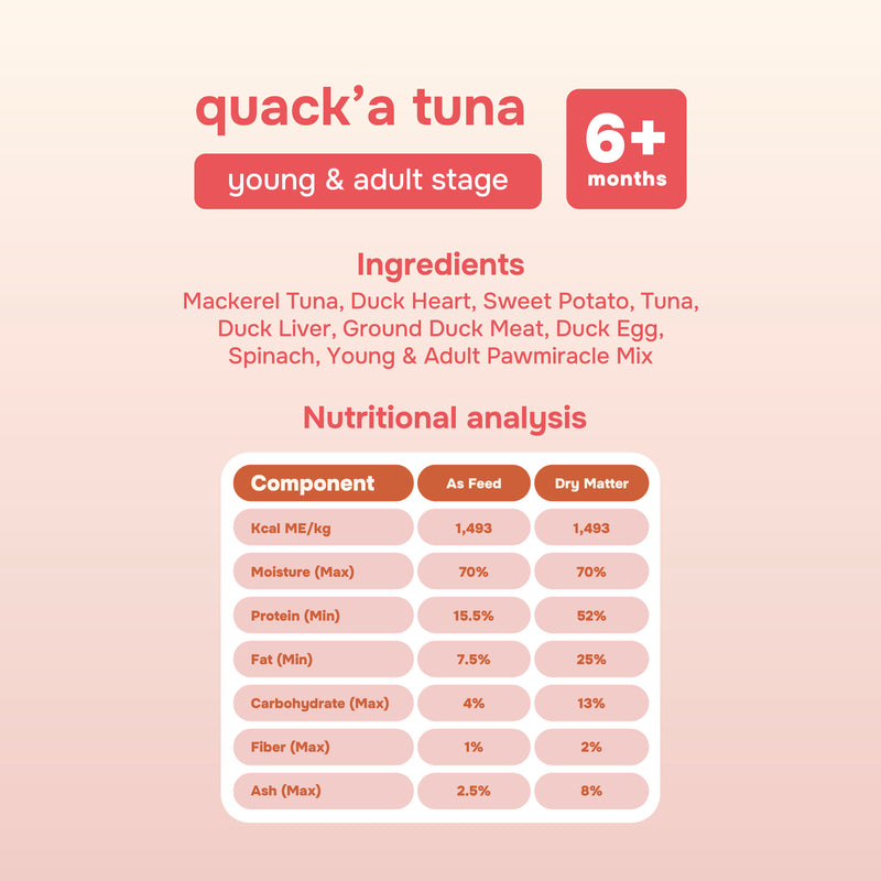 Quack'a Tuna Cooked Cat Food