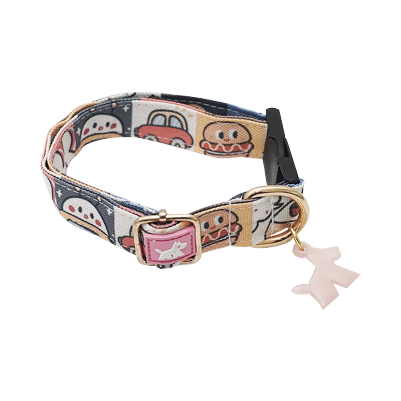 Happy Burger Dog And Cat Collar