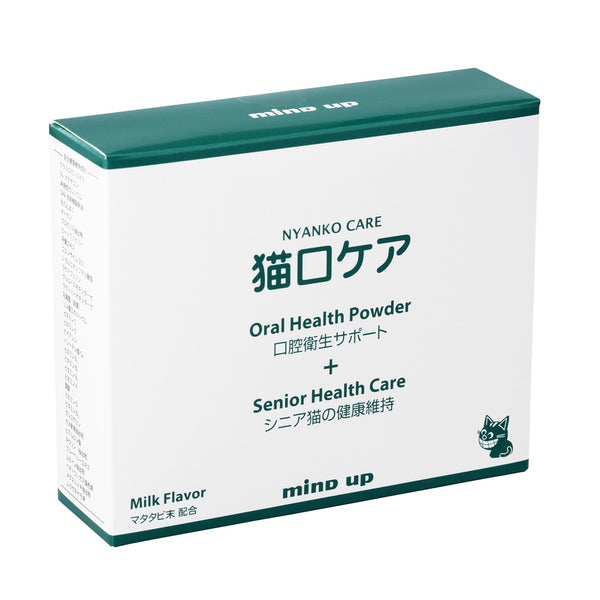 Nyanko Care Oral Health Powder and Senior Care for Cats