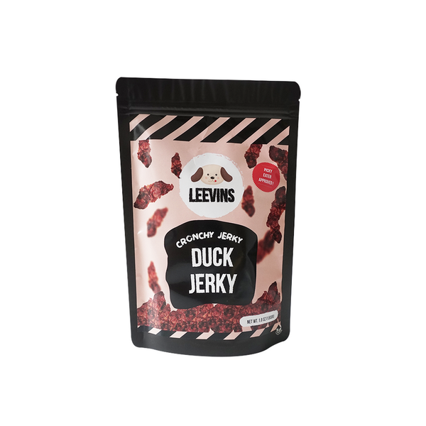 Leevins Roasted Duck Jerky Dog Treats