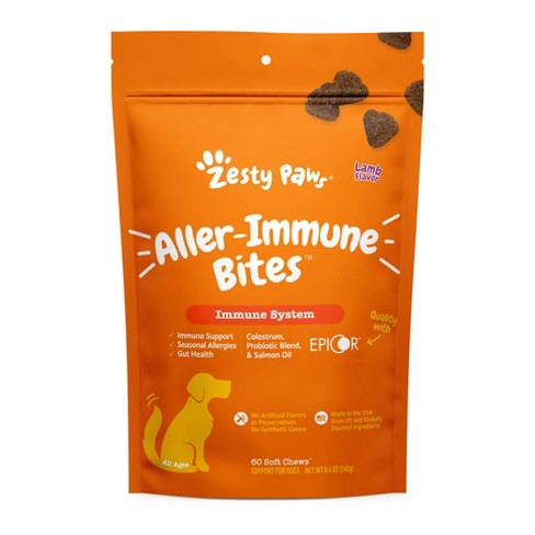 Immune System Aller-Immune Bites Lamb Flavor Soft Chews For Dogs - Pouch