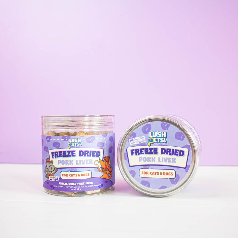 Freeze Dried Treats Pork Liver for Cats & Dogs