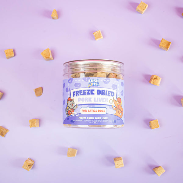 Freeze Dried Treats Pork Liver for Cats & Dogs