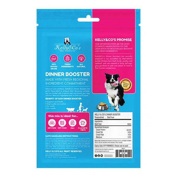 Beef Liver Freeze-Dried Dog Dinner Booster Topping